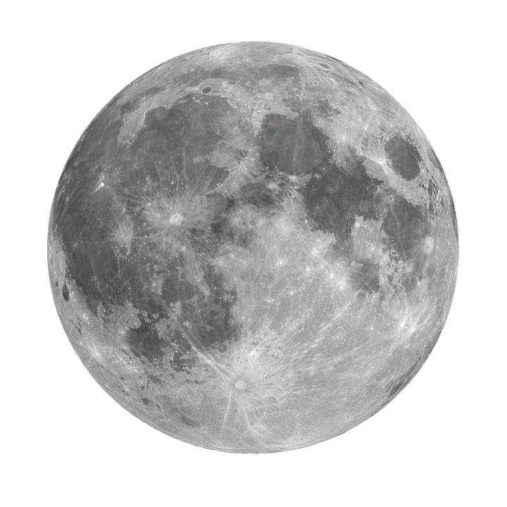 Detailed texture of the Moon against a dark sky.